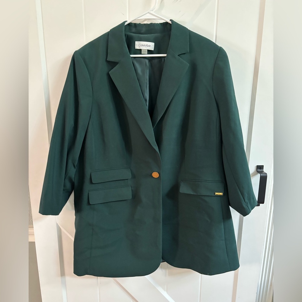 Calvin Klein Hunter Green Blazer